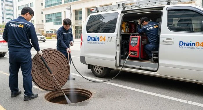 정자동 하수구 배관 막혔을때 카페