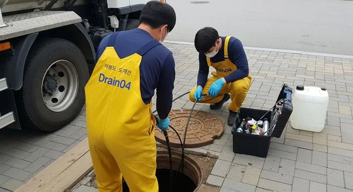 정자동 하수구 배관 막혔을때 카페