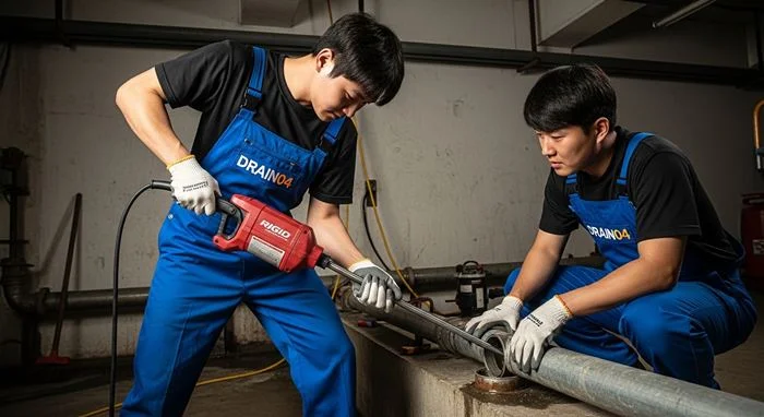 하산운동 변기막힘 전원주택 화장실