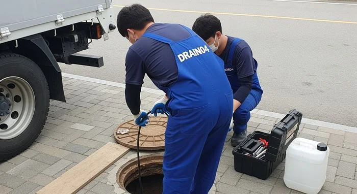 구미동 오수관 배관 막힘 횡주관