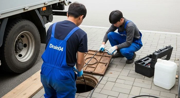 구미동 오수관 배관 막힘 횡주관