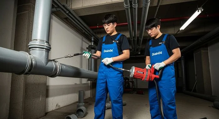 판교동 하수구 배관 막혔을때 단지