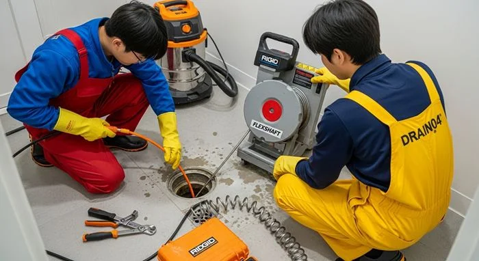 하산운동 하수구 배관 막혔을때 빌라
