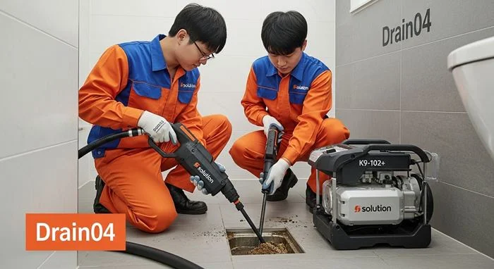 하산운동 하수구 배관 막혔을때 빌라