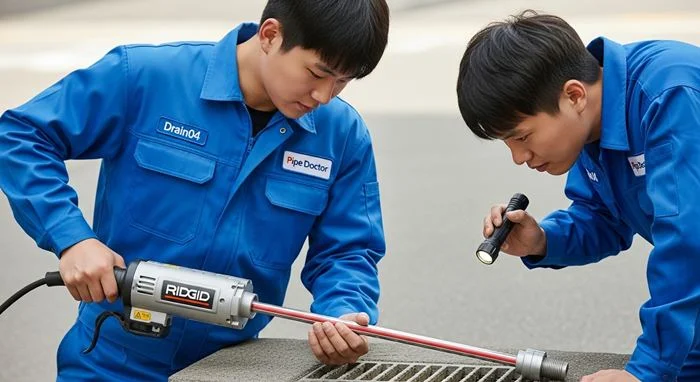 분당 싱크대막힘 배수통 교체