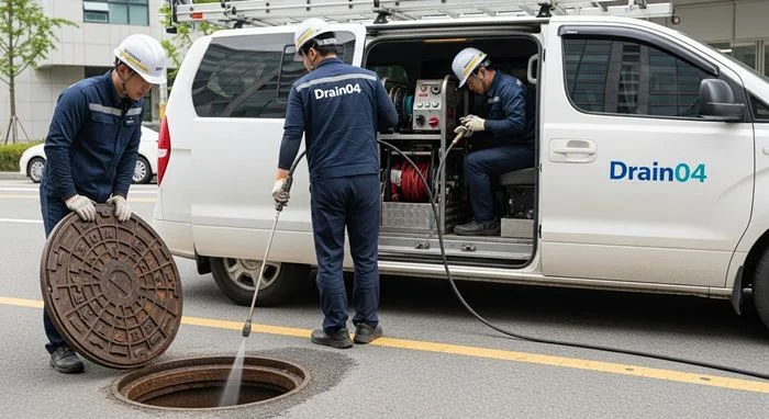 분당 싱크대막힘 배수통 교체