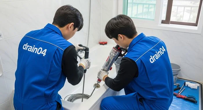 율동 오수관 배관 막힘 가든 배관