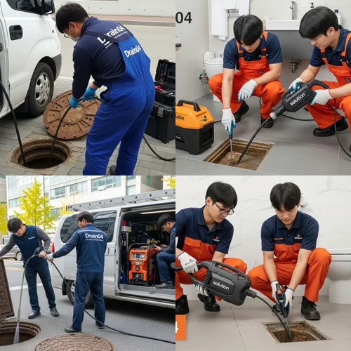 분당 하수구 배관 막혔을때 출동