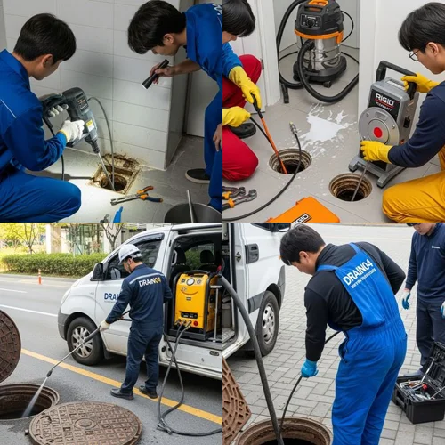 분당 하수구 배관 막혔을때 출동