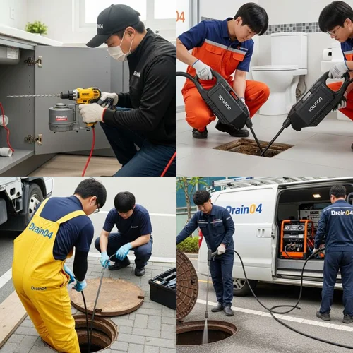 운중동 하수구막힘 산운마을 배관