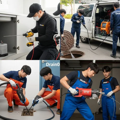 정자동 오수관 배관 막힘 주상복합