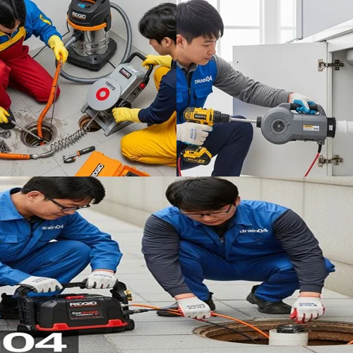 하산운동 오수관 배관 막힘 대형 배관