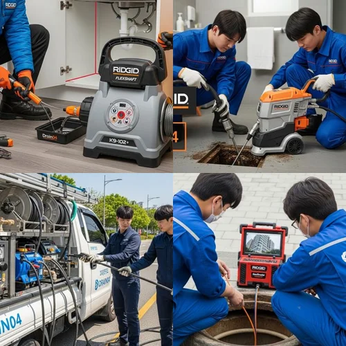 하산운동 오수관 배관 막힘 대형 배관