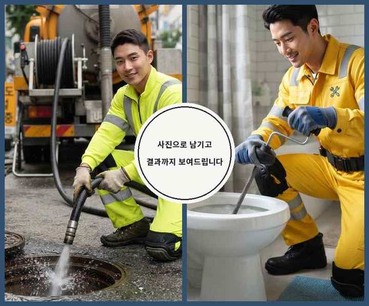 운중동 주방배관막힘 작업 현장